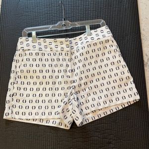 Loft geometric print shorts size 6